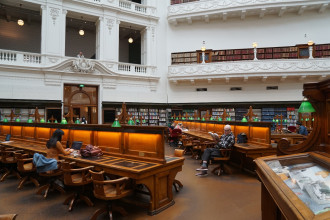Melbourne - Bibliothèque de l'Etat de Victoria